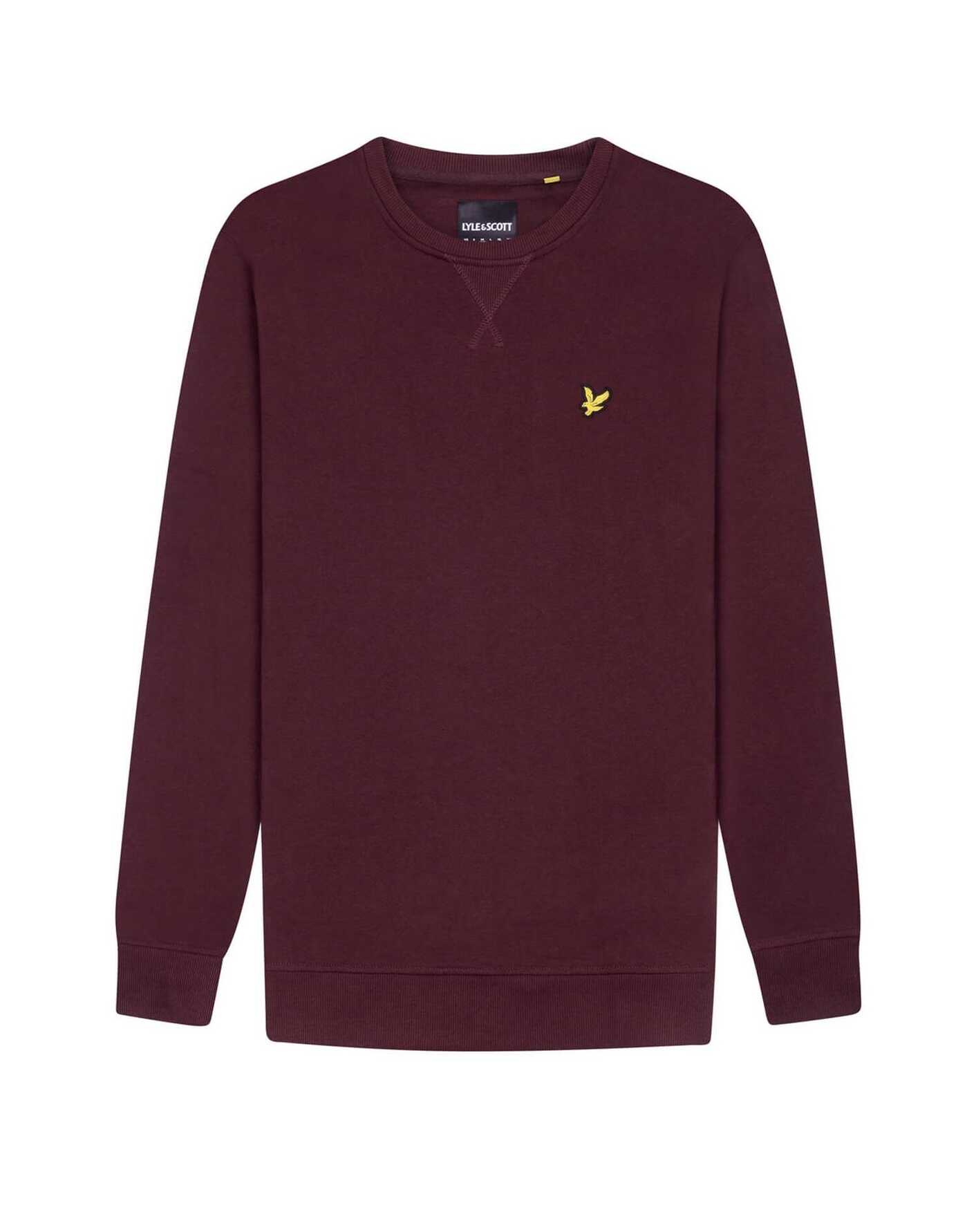 Lyle Scott Sweater Burgundy ML424VOG Z562