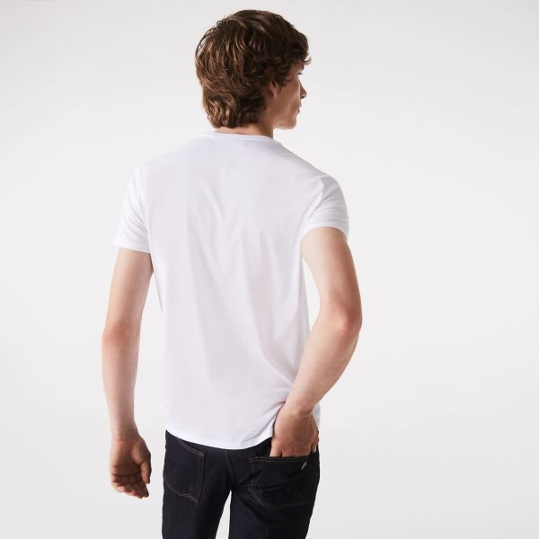 Lacoste T-shirt Wit