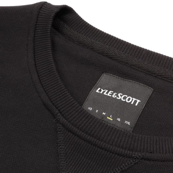 Lyle & Scott Crewneck Sweater Zwart