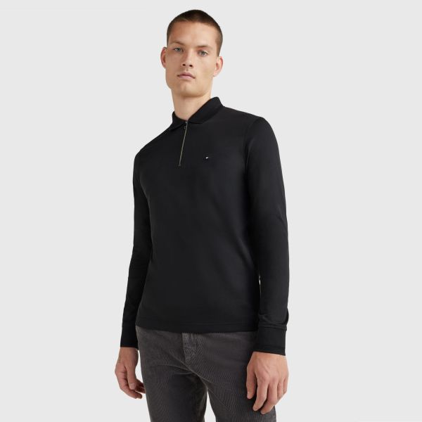 Tommy Hilfiger Casual Polo Zwart