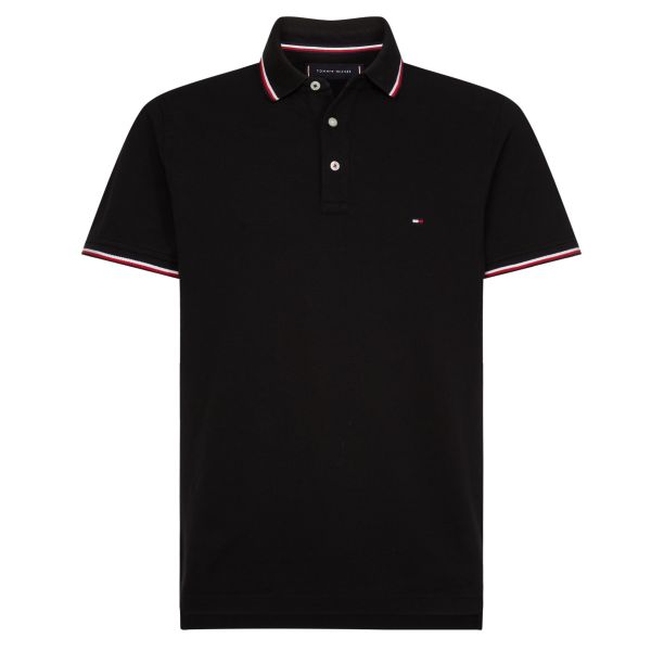Tommy Hilfiger Tipped Polo Zwart