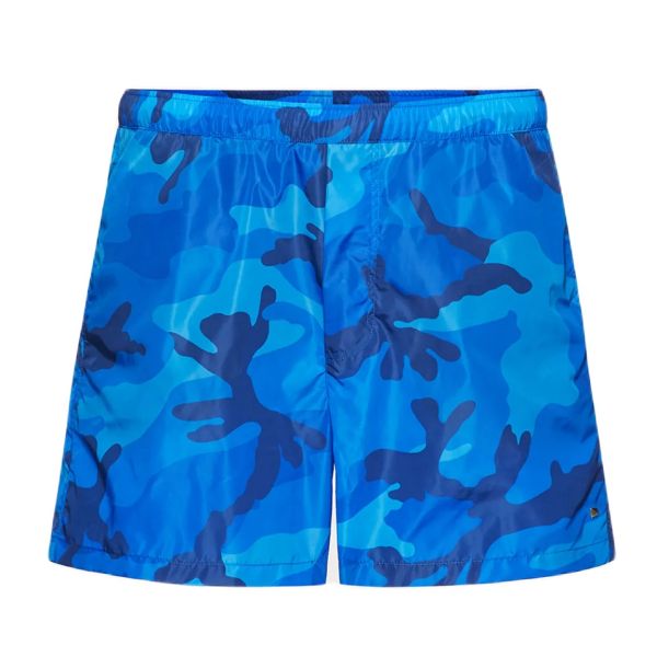 Valentino Garavani Camouflage Zwembroek Blauw