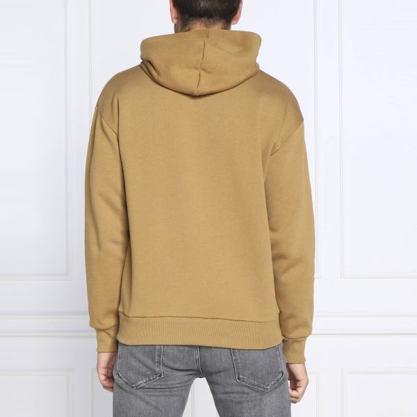 Calvin Klein Logo Hoodie Bruin