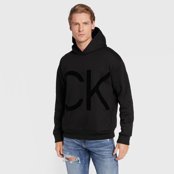 Calvin Klein Logo Hoodie Zwart