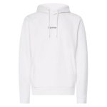 Calvin Klein Interlock Micro Logo Hoodie Wit
