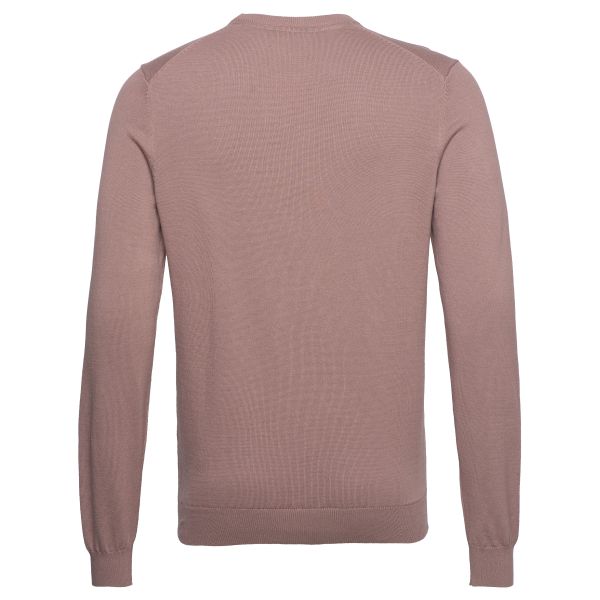 Lyle & Scott Cotton Crewneck Sweater Roze