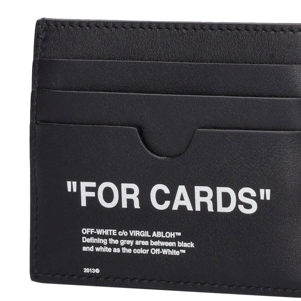 Off-White Quote Kaarthouder Zwart