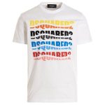 Dsquared2 Color Wave T-shirt Wit