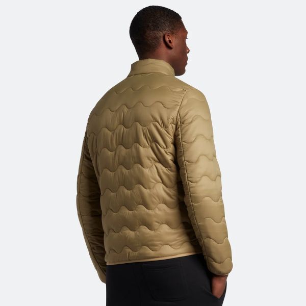 Lyle & Scott Crest Quilted Jas Donker Groen