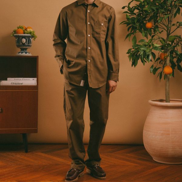 Drôle De Monsieur Le Pantalon Twill Bruin