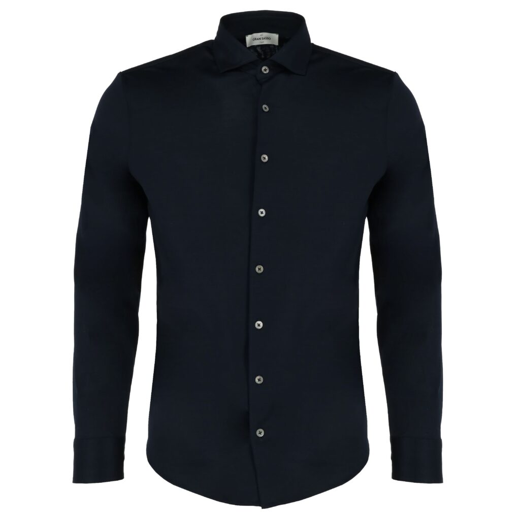 gran sasso overhemd navy