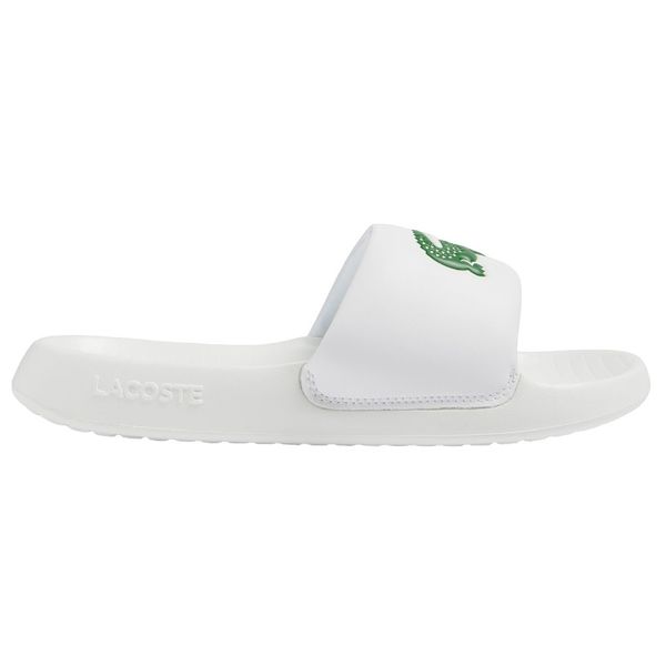 lacoste slipper wit