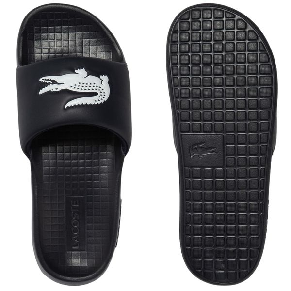 lacoste slipper zwart navy