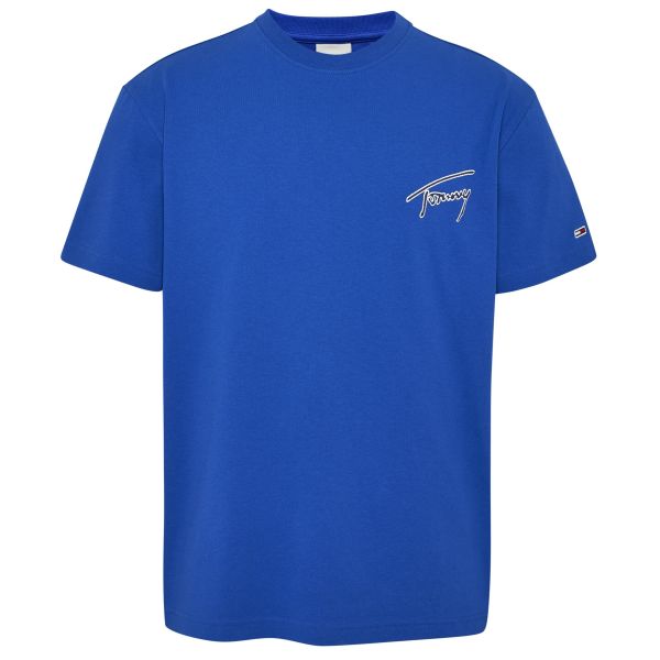 Tommy Jeans Classic Signature T-shirt Blauw