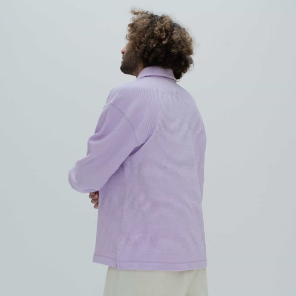 New Amsterdam Surf Association Tide Half-Zip Sweater Lila