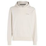 Calvin Klein Micro Logo Hoodie Beige