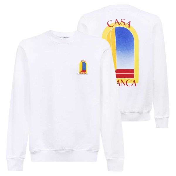 Casablanca Arche De Jour Sweater Wit