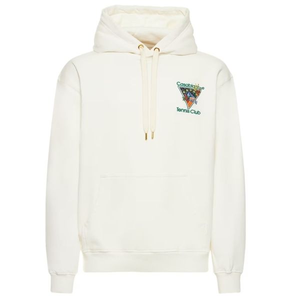 Casablanca Tennis Club Icon Hoodie Wit