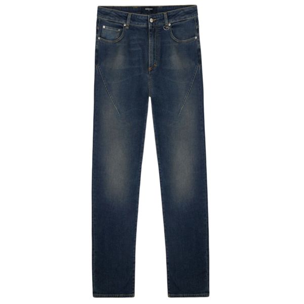 Represent Front Stitch Baggy Jeans Navy