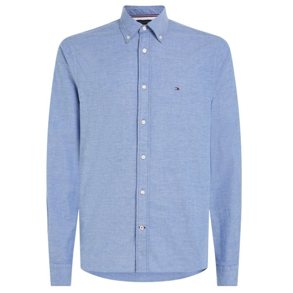 Tommy Hilfiger 1985 Flex Oxford Overhemd Blauw