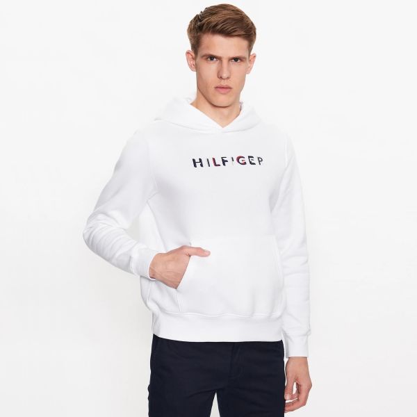 Tommy Hilfiger RWB Hilfiger Hoodie Wit