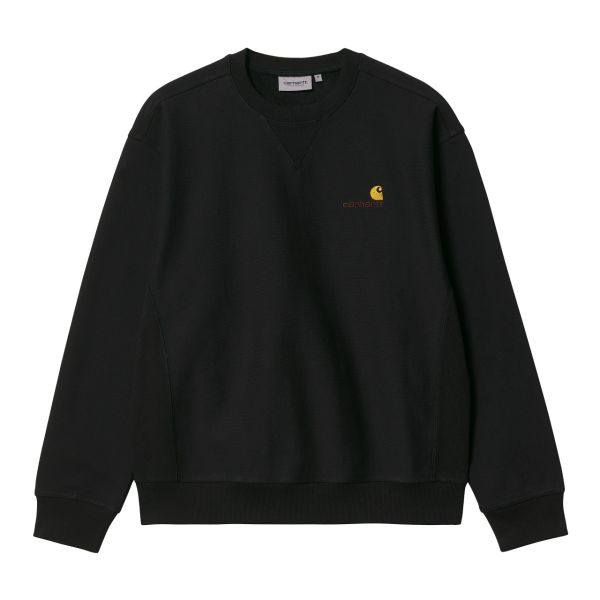 Carhartt American Script Sweater Zwart