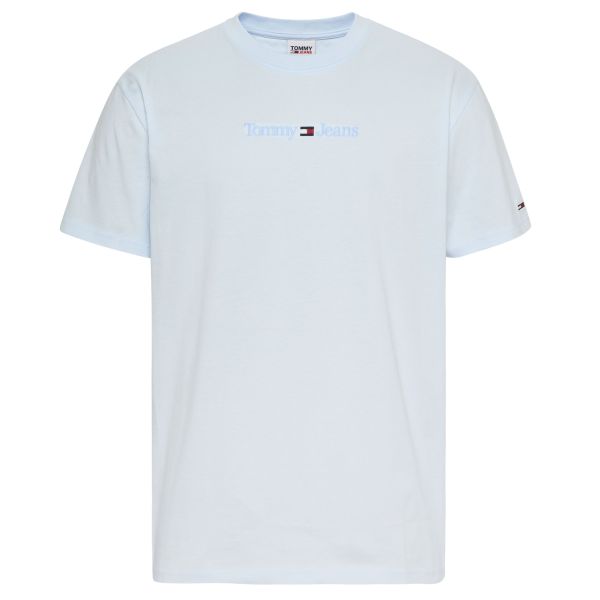 Tommy Jeans Classic Small Text T-shirt Licht Blauw