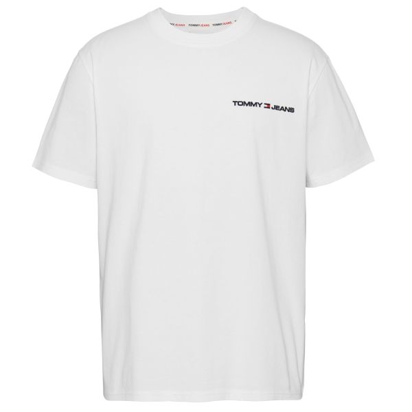 Tommy Jeans Linear Chest T-shirt Wit