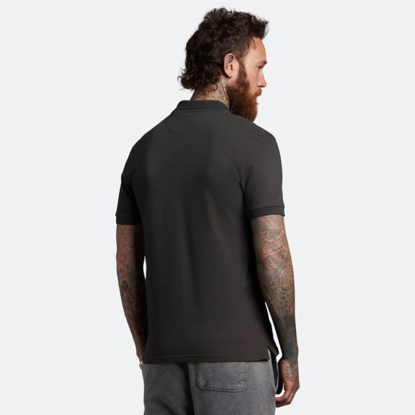 Lyle & Scott Plain Polo Antraciet