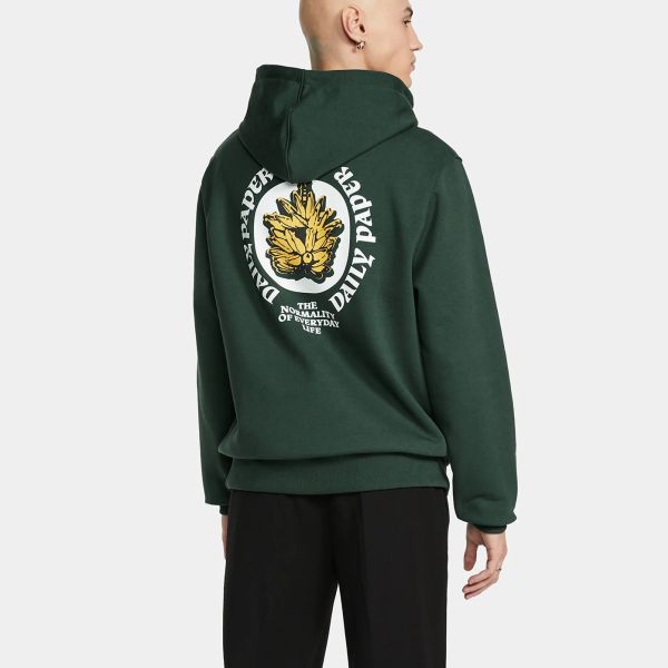 Daily Paper Rachard Hoodie Donker Groen