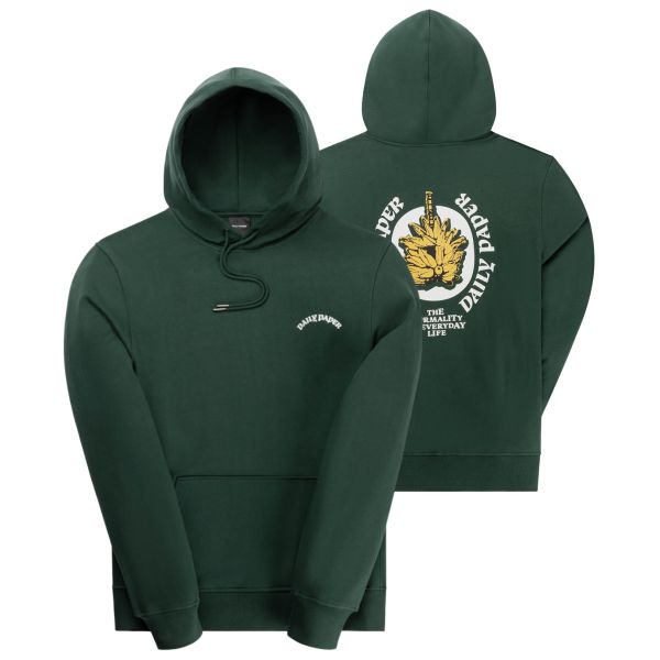 Daily Paper Rachard Hoodie Donker Groen