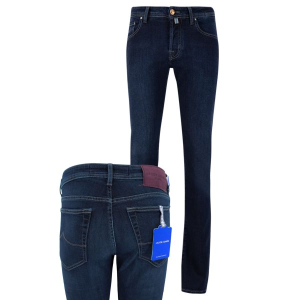 Jacob Cohën Nick Slim Jeans Donker Blauw