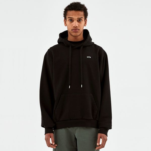 Arte Antwerp Harmon Back A Pixel Hoodie Zwart