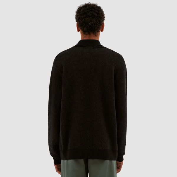 Arte Antwerp Kole Logo Turtle Neck Sweater Zwart