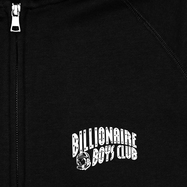 Billionaire Boys Club Small Arch Logo Zip Through Vest Zwart