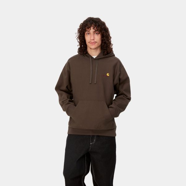 Carhartt American Script Hoodie Bruin