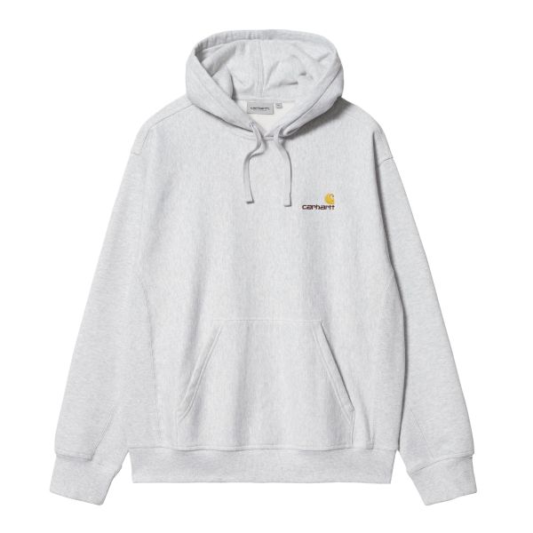 Carhartt American Script Hoodie Licht Grijs