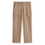 Drôle De Monsieur Flanelle Cargo Broek Beige