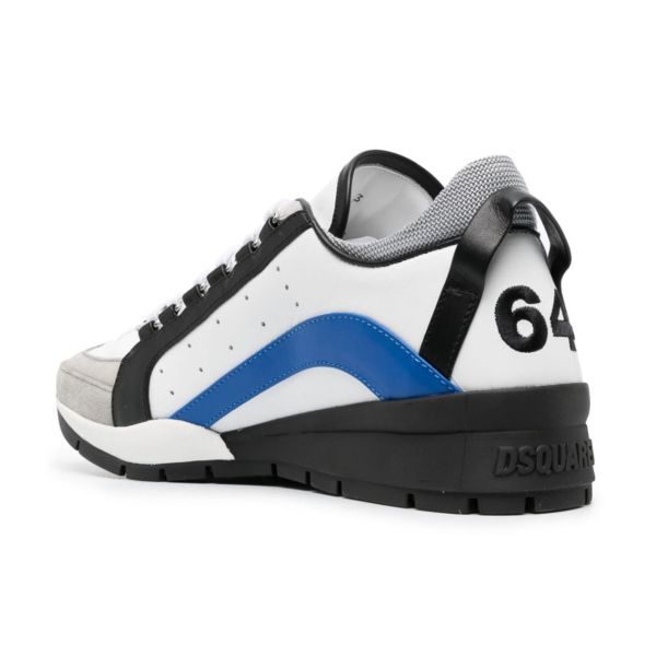 Dsquared2 Legendary Sneaker Wit/Zwart/Blauw