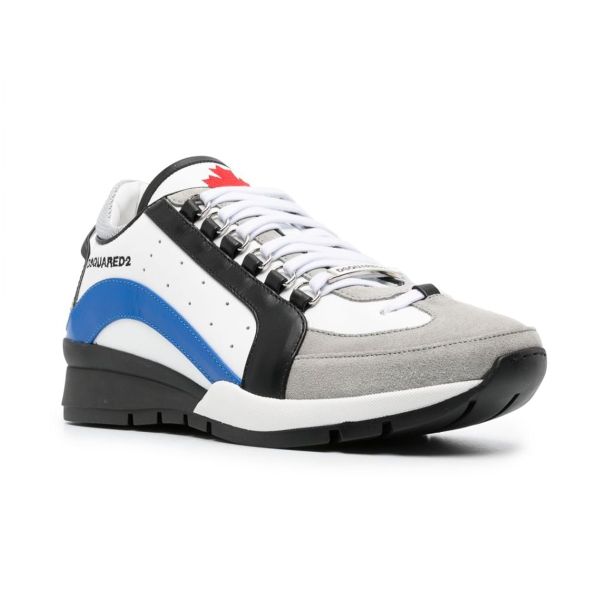 Dsquared2 Legendary Sneaker Wit/Zwart/Blauw