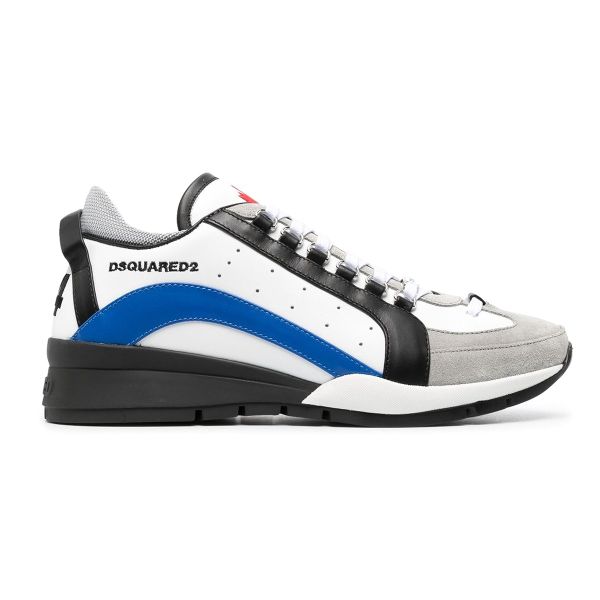 Dsquared2 Legendary Sneaker Wit/Zwart/Blauw