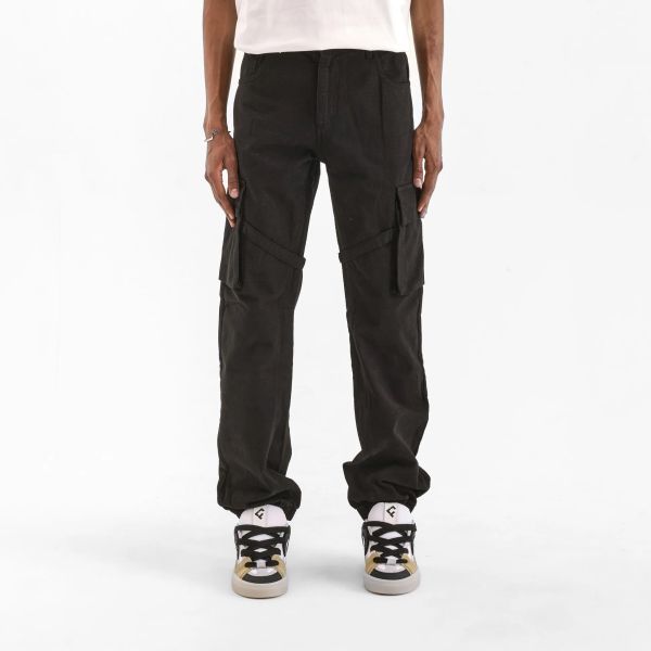 Flâneur Cargo Broek Zwart