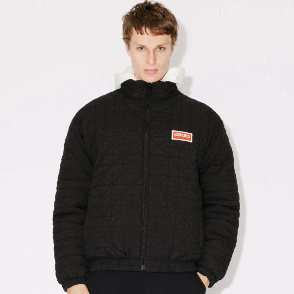 Kenzo Sashiko Stitch Down Puffer Zwart
