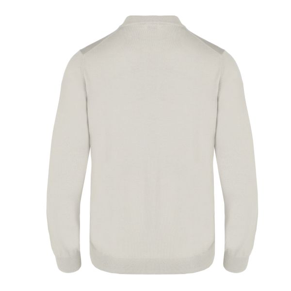 Gran Sasso Mock Neck Sweater Licht Grijs
