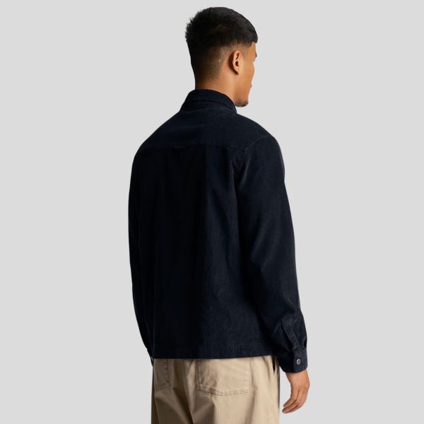 Lyle & Scott Cord Overshirt Navy