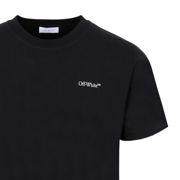 Off-White Scratch Arrow Slim T-shirt Zwart