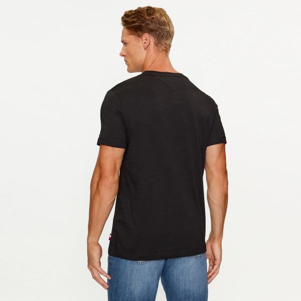 Tommy Hilfiger Monotype Roundle T-shirt Zwart