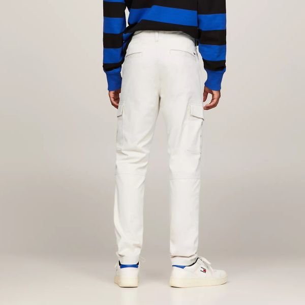 Tommy Jeans Austin Cargo Broek Off White