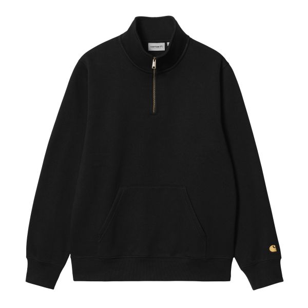 Carhartt Chase Neck Zip Sweater Zwart