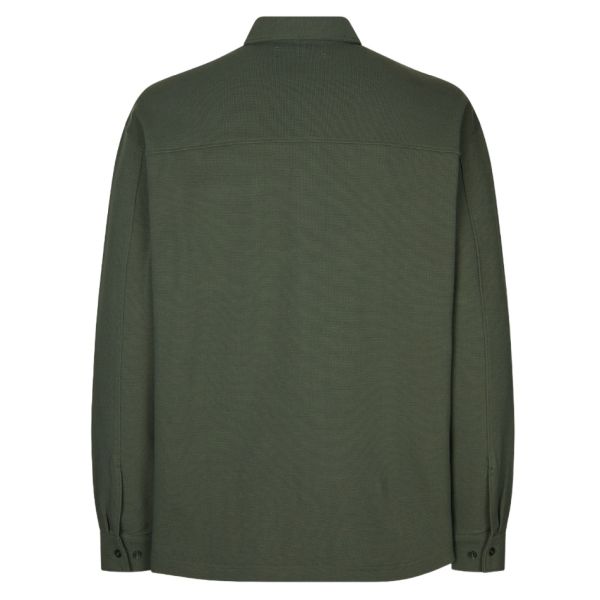 Samsøe Samsøe Poul Overshirt Donker Groen